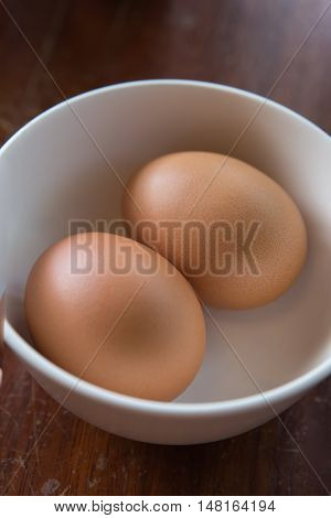 Eggs In A Cup Closeup Detail Food Art