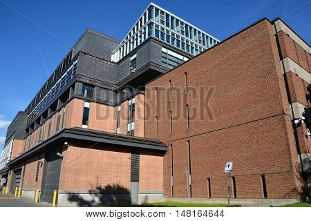MONTREAL CANADA 09 15 2016: Concordia University Loyola campus is a public comprehensive university. Founded in 1974 following the merger of Loyola College and Sir George Williams University