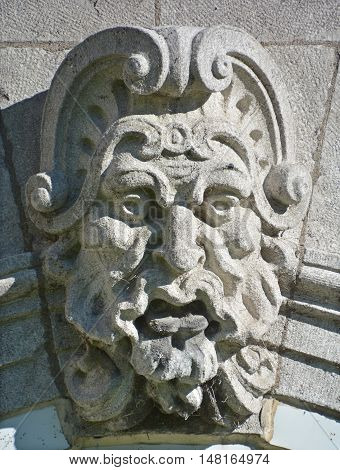 MONTREAL CANADA 09 15 2016: Art nouveau details on the Concordia University Loyola campus is a public comprehensive university.