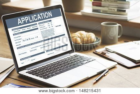 Application Information Employment Concept