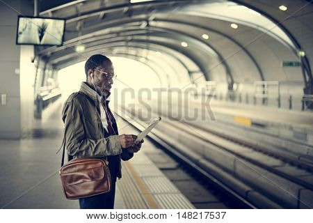 Train Transit Commuter Transportation Urban Concept