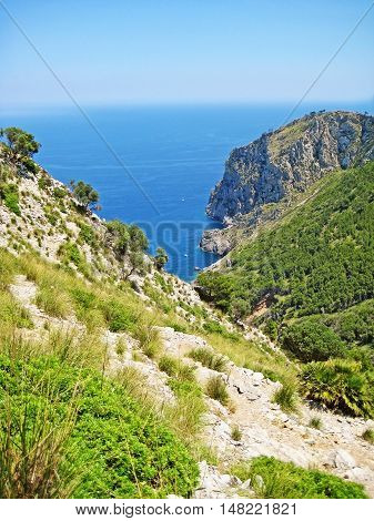 Coll Baix, Famous Bay / Beach In The North Of Majorca