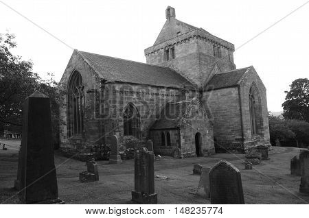 An external view of Crichton collegiate church