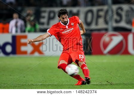 Uefa Europa League Match Between Paok Vs Acf Fiorentina