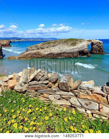 Cantabric Coast Summer Landscape.