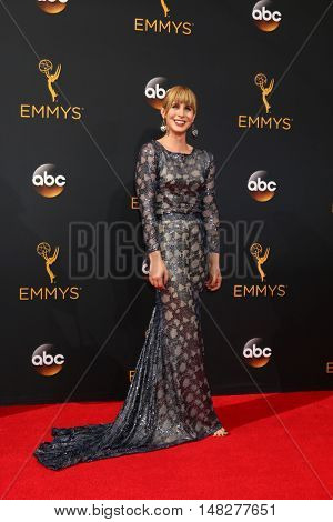 LOS ANGELES - SEP 18:  Zackary Drucker at the 2016 Primetime Emmy Awards - Arrivals at the Microsoft Theater on September 18, 2016 in Los Angeles, CA