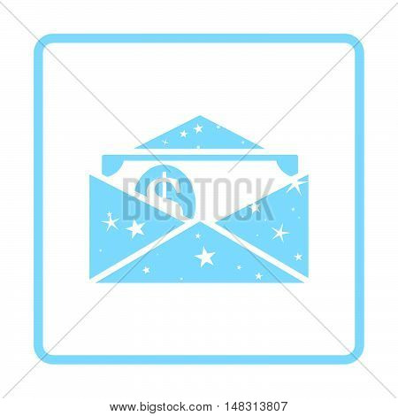 Birthday Gift Envelop Icon With Money