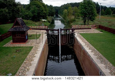Augustow Canal in Poland was constructed at XIX century