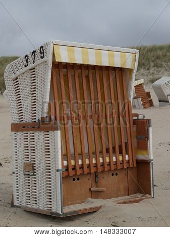 the beach of the german Island baltrum