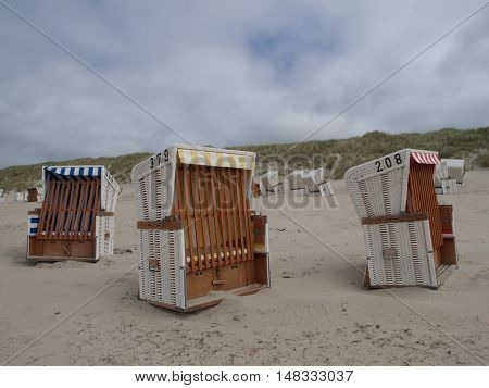the beach of the german Island baltrum