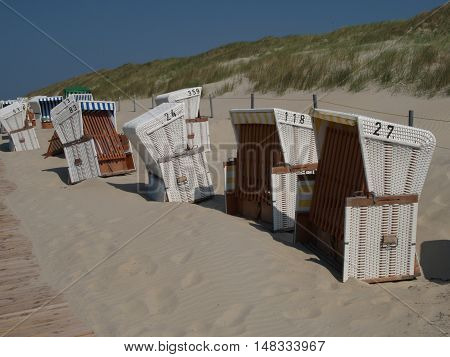 the beach of the german Island baltrum