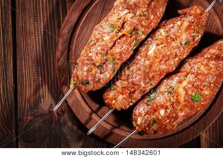 Raw Traditional Sish Kebab