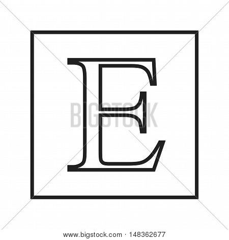 Etsy, mobile, web icon vector image. Can also be used for software development. Suitable for mobile apps, web apps and print media.
