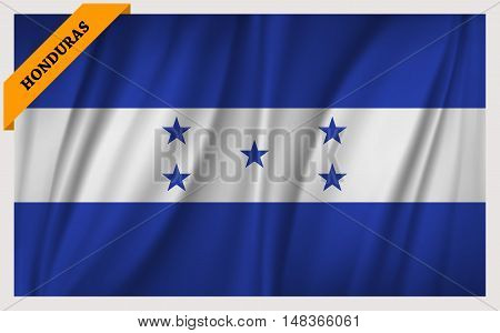 National flag of Honduras - waving edition