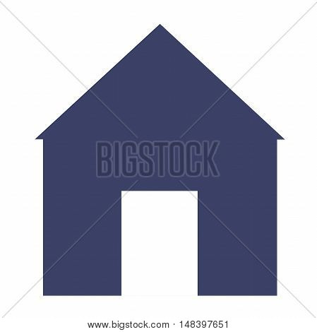 High quality original trendy vector Icon house, isolated purple house on white background