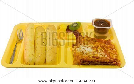 pasto in stile caffetteria lasagne