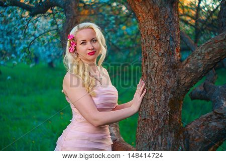Woman Smiles And Happy