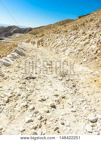 View of Judaean Desert from Mount Scopus. Jerusalem Israel