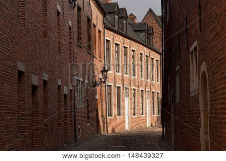 Grand Beguinage in the old Leuven. Belgium
