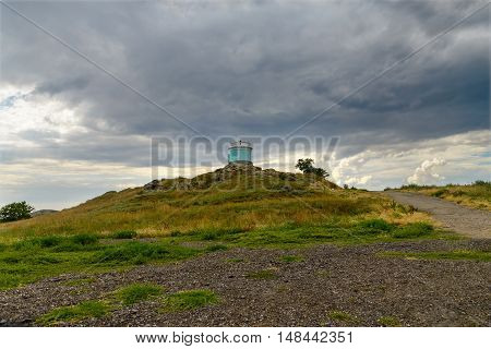The eternal flame at the top of Mount Mithridates