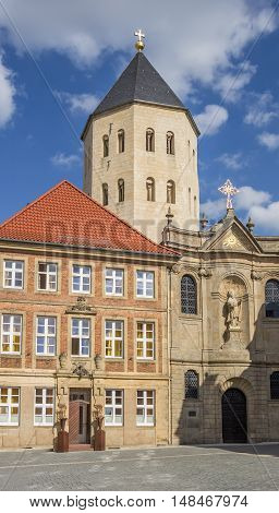 Gaukirche Church At The Central Market Square Of Paderborn