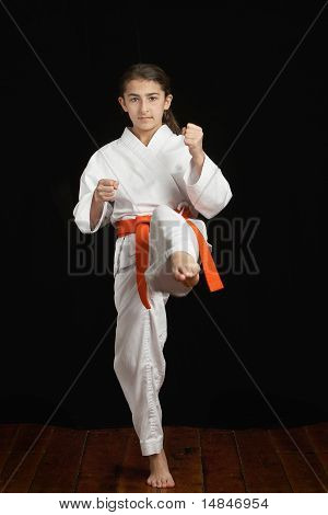 Karate girl