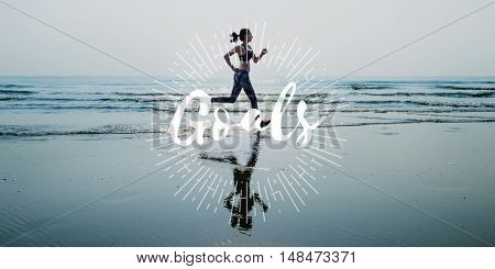 Goals Inspiration Success Target Concept