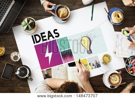 Brainstrom Ideas Teamwork Explore Concept