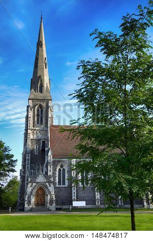 St. Alban's church (Den engelske kirke) in Copenhagen Denmark