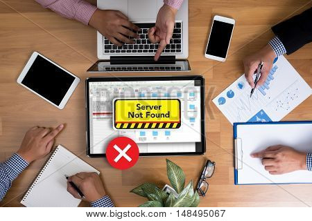 Computer Server Not Found Error Inaccessible