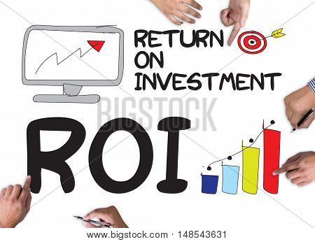Roi Return On Investment Businessman Work Roi