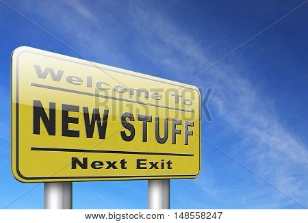 new stuff latest product release 3D, illustration
