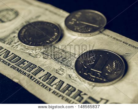 Vintage Ddr Banknote