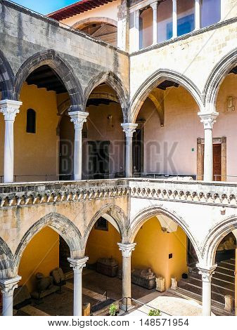 Hdr Palazzo Vitelleschi Palace In Tarquinia