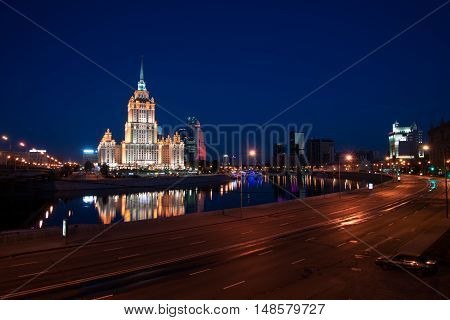 Hotel Ukraine, Moscow, Russia Seven sisters, soviet skyscraper
