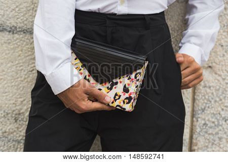 Detail Of Bag At Milan Fashion Week