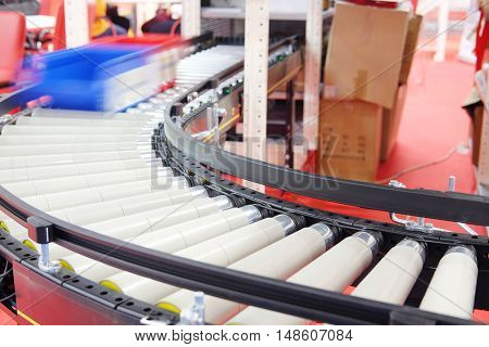 The image of a warehouse equipment