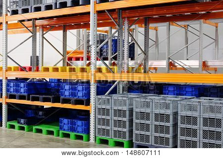 The image of a warehouse equipment
