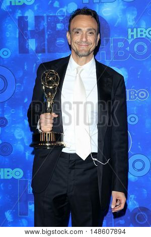 LOS ANGELES - SEP 18:  Hank Azaria at the 2016  HBO Emmy After Party at the Pacific Design Center on September 18, 2016 in West Hollywood, CA