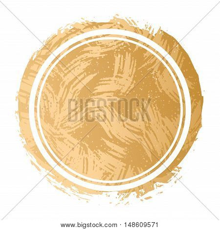 Vector gold metallic patch foil background texture