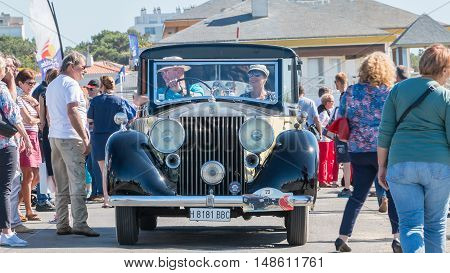 Antique Car In The Street