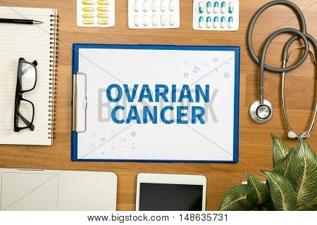 Ovarian Cancer Concept