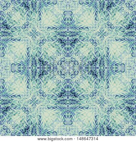 Bright texture colorful pattern background for scrapbook top view. Collage with mirror reflection. Seamless kaleidoscope montage for cushion blanket pillow plaid tablecloth cloth bandanna shawl