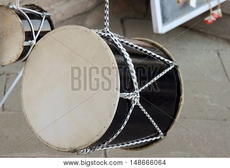 georgian national drum named DOLI, musical instrument.