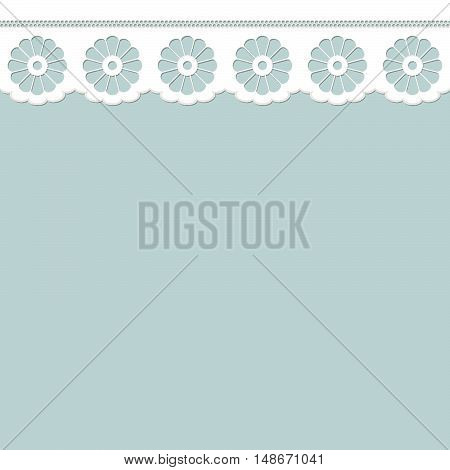 Border On Colored Background