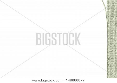 Textile thread fabric concepts moss canvas aged material detail background
