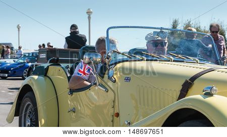 Parade Of Beautiful Old English Cars