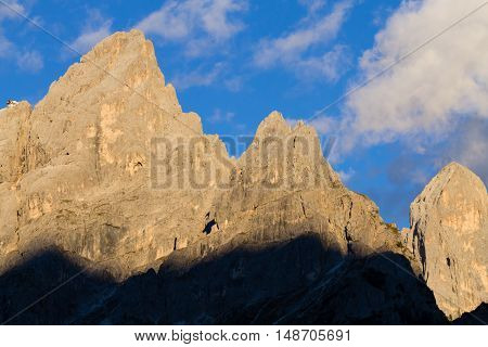 High Mountain At Twilight