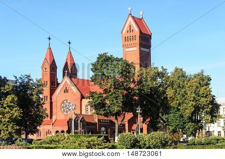 Roman catholic church of St.Simon and St.Helena in Minsk Belarus