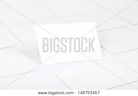 Business Cards Isolated On White